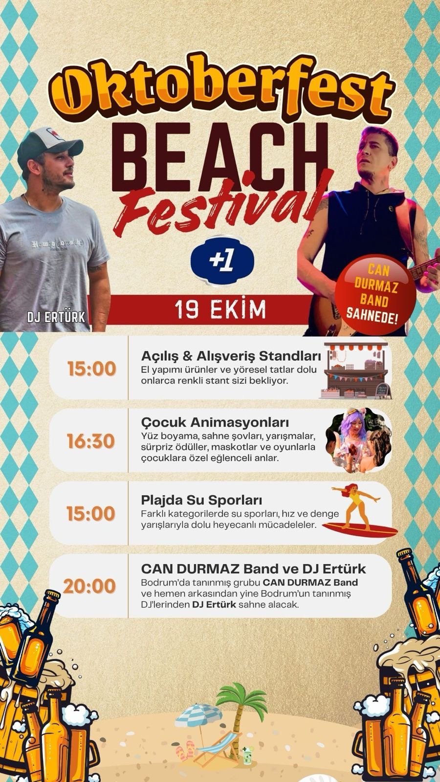 Oktoberfest Beach Festival - Açılış & Alışveriş Standları Etkinlik afişi