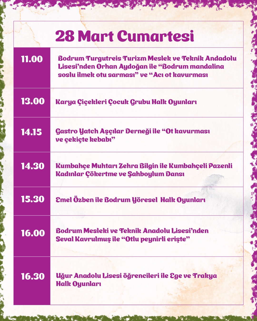 Kumbahçeli Pazenli Kadınlar — Çökertme ve Şahboylum Dansı Etkinlik afişi