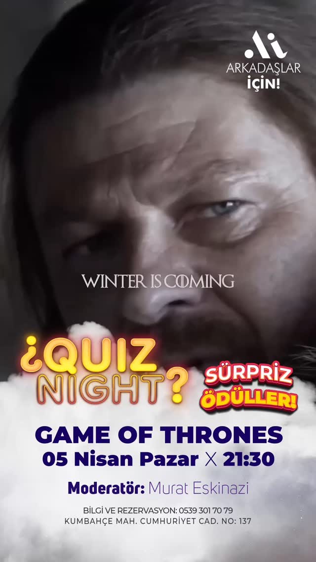 Murat Eskinazi - Quiz Night Etkinlik afişi