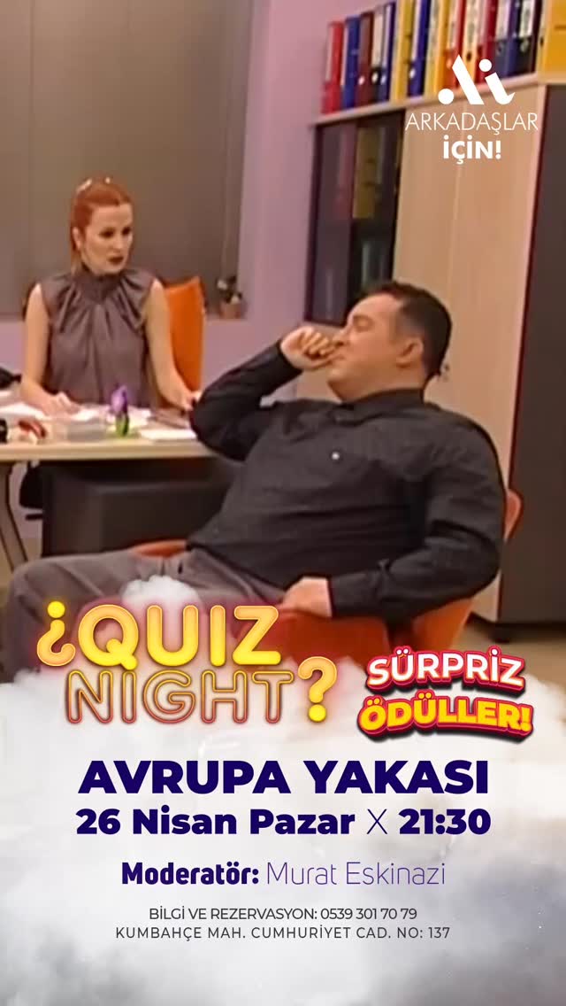Murat Eskinazi - Quiz Night: Avrupa Yakası Etkinlik afişi