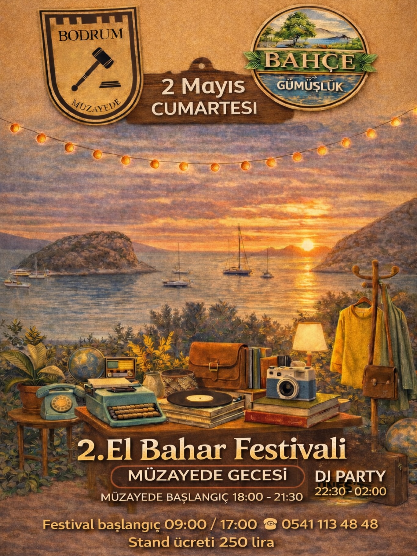 Müzayede Gecesi Etkinlik afişi