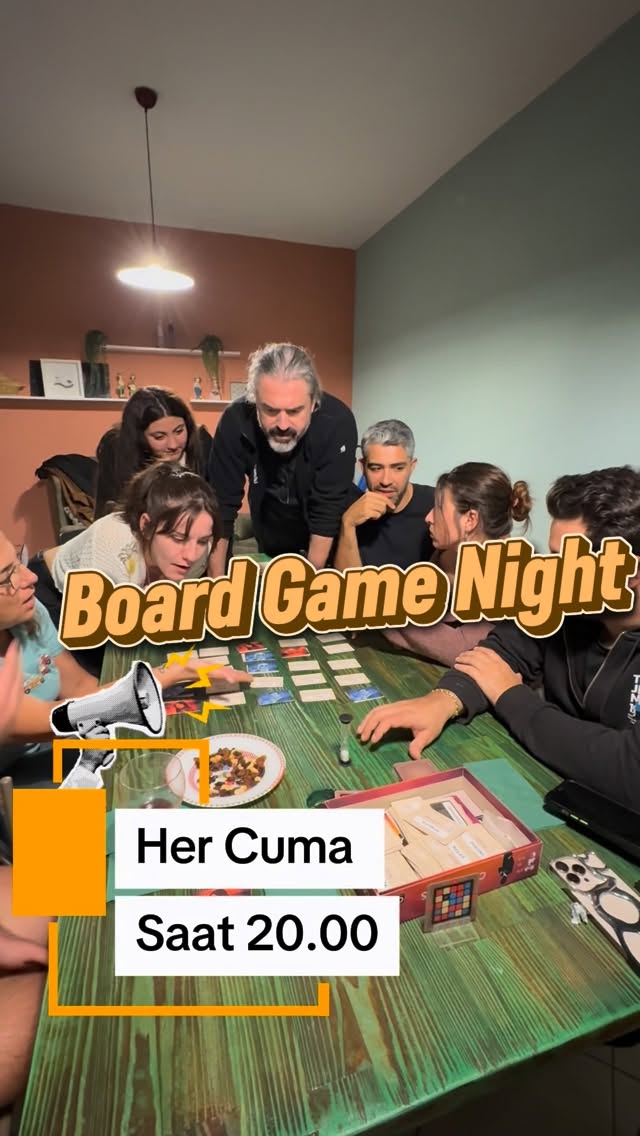 Kutu Oyunları Gecesi Etkinlik afişi