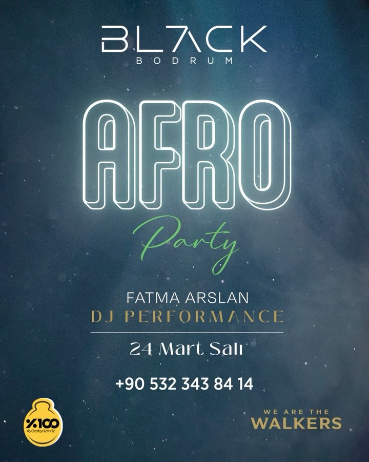 Fatma Arslan — Afro Party Etkinlik afişi