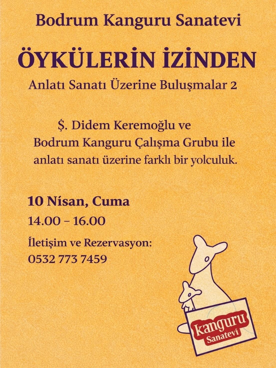 Öykülerin İzinden — Ş. Didem Keremoğlu Etkinlik afişi