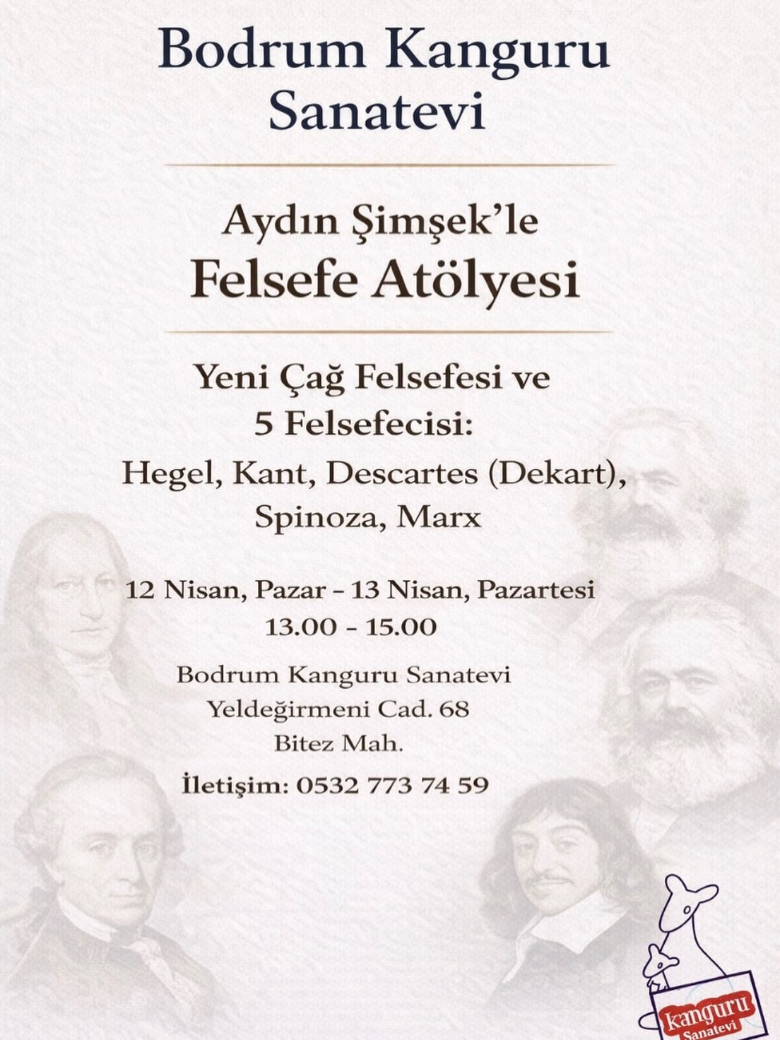 Aydın Şimşek'le Felsefe Atölyesi — 2. Oturum Etkinlik afişi