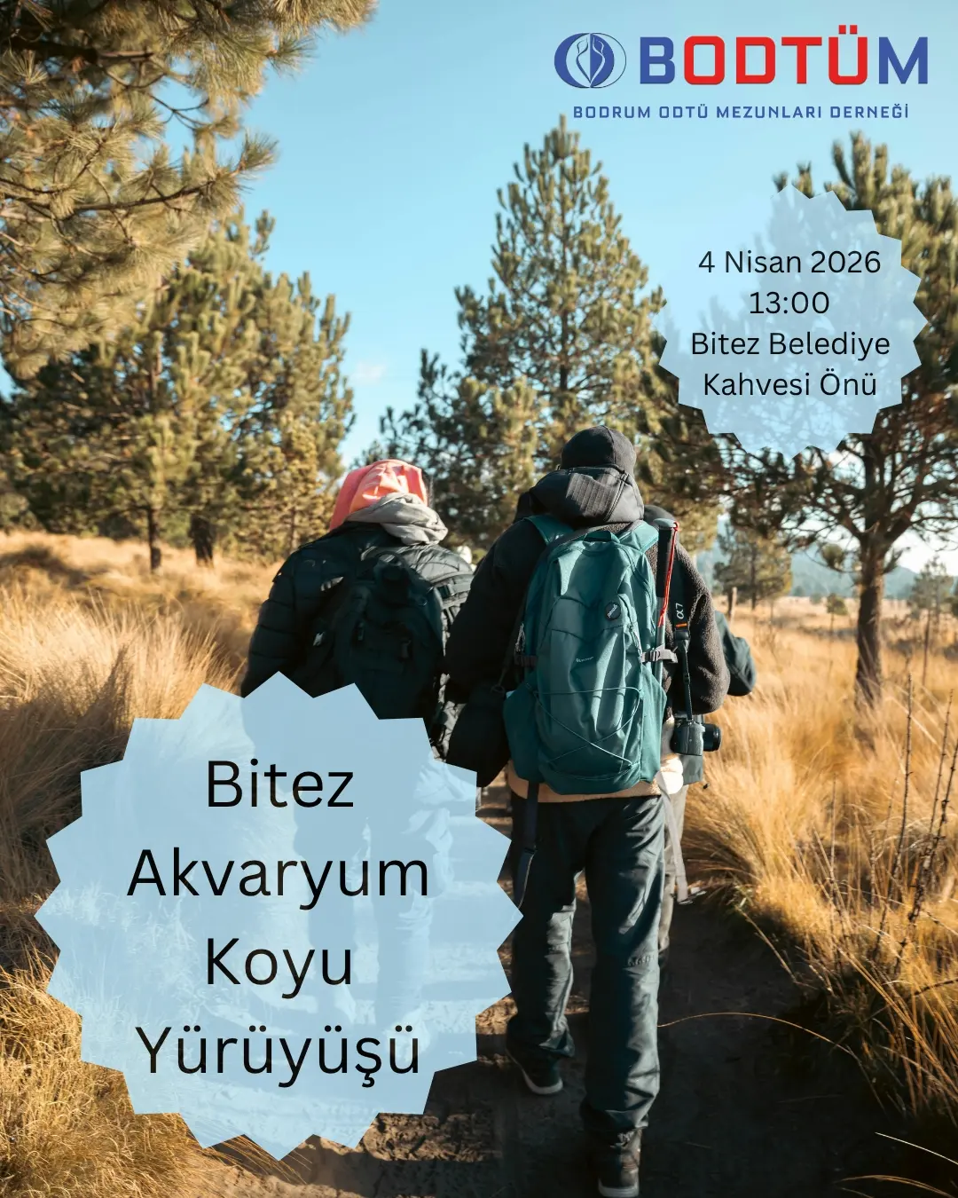 Bitez Akvaryum Koyu Yürüyüşü Etkinlik afişi