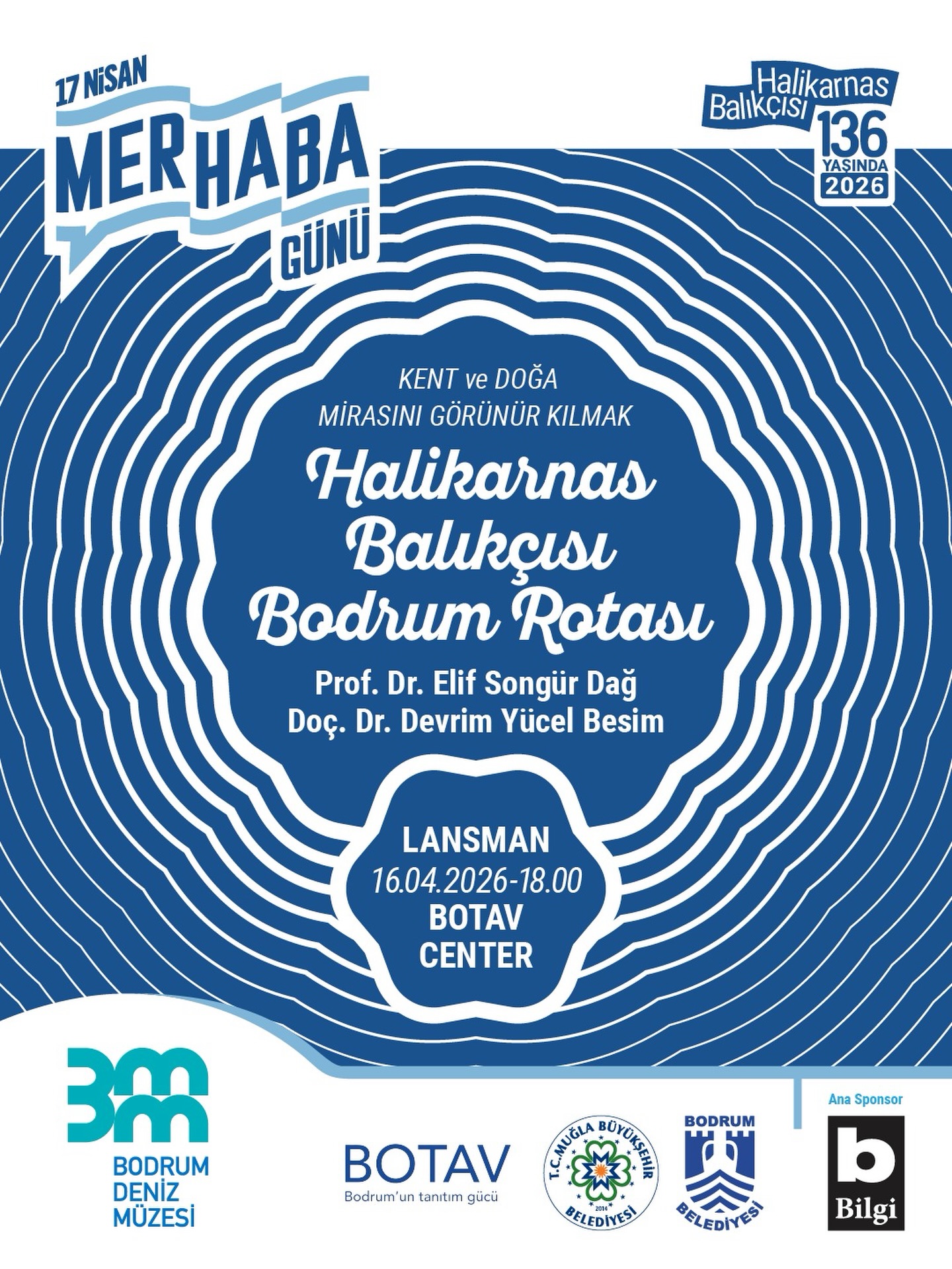 Halikarnas Balıkçısı Bodrum Rotası Lansmanı Etkinlik afişi