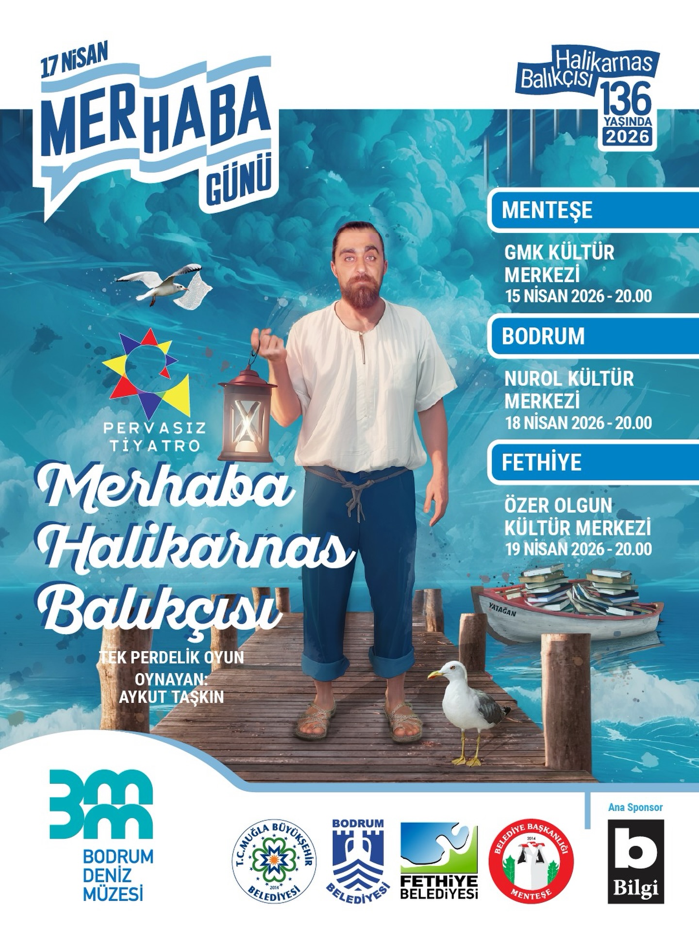 Aykut Taşkın - Merhaba Halikarnas Balıkçısı Etkinlik afişi