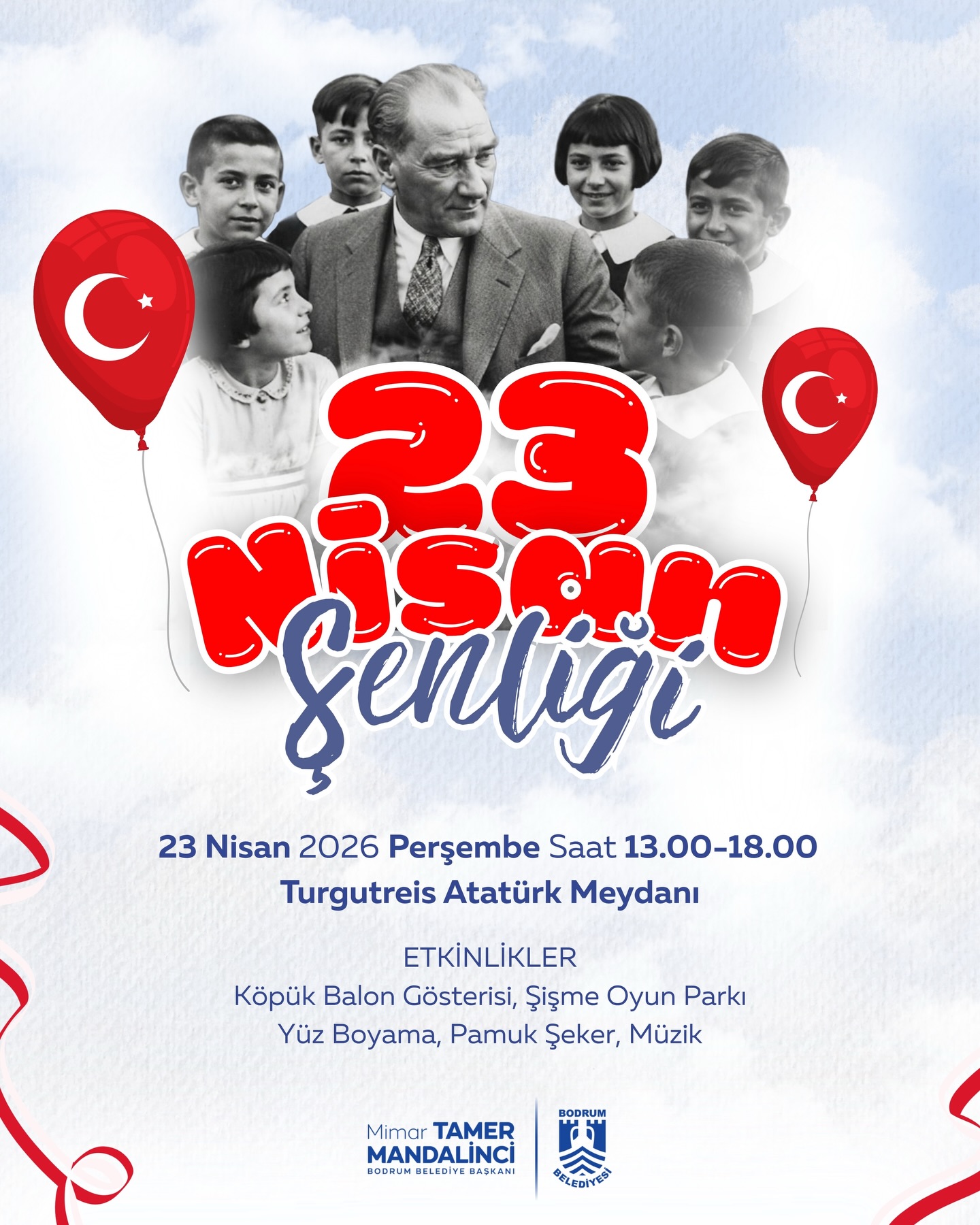 Çocuk Şenliği — Ulusal Egemenlik ve Çocuk Bayramı Etkinlik afişi