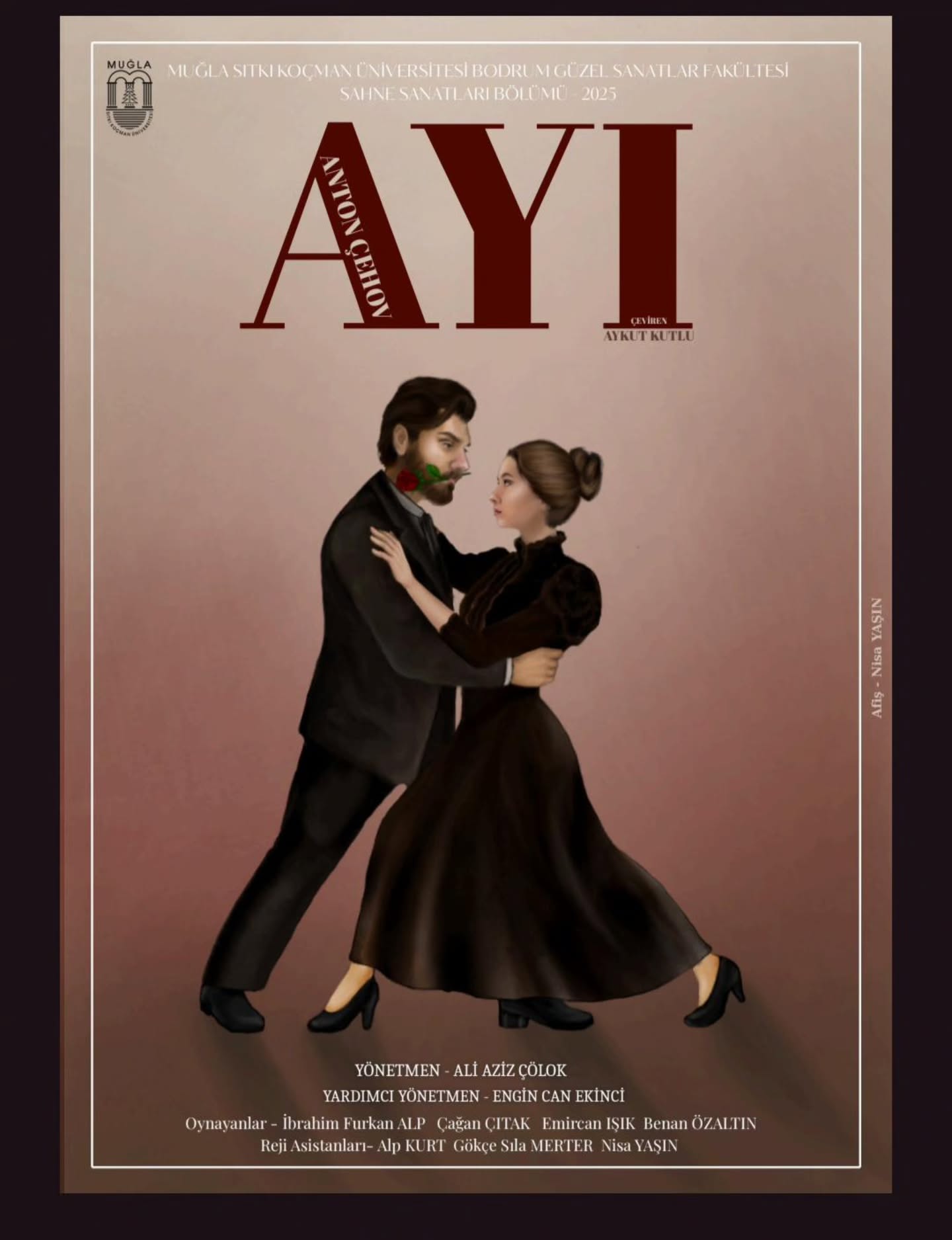 İbrahim Furkan Alp — Anton Çehov'un Ayı Etkinlik afişi