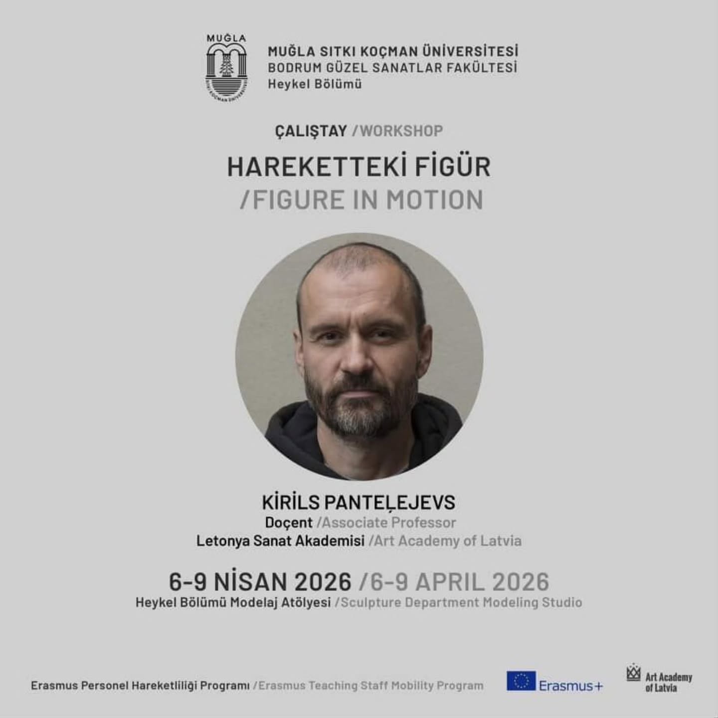 Kirils Pantelejevs — Hareketteki Figür Etkinlik afişi