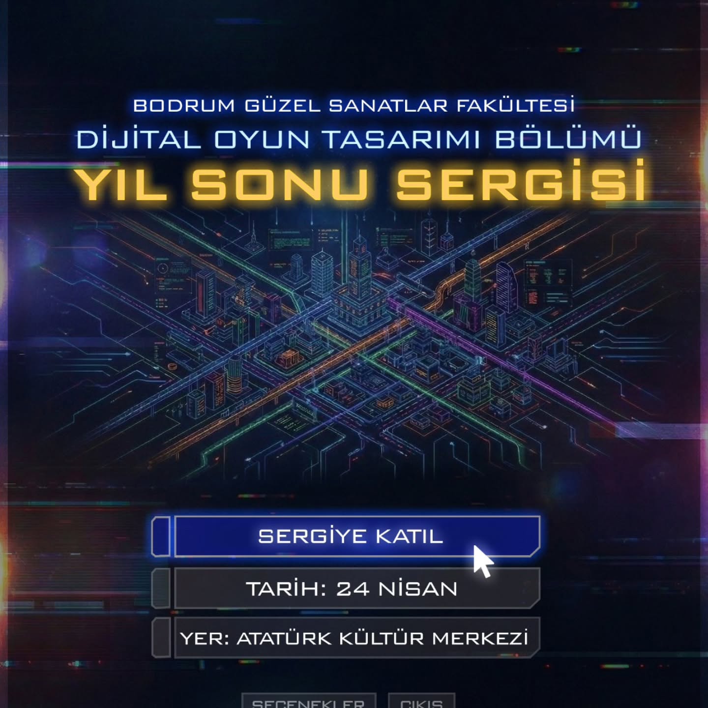 Yıl Sonu Sergisi Etkinlik afişi