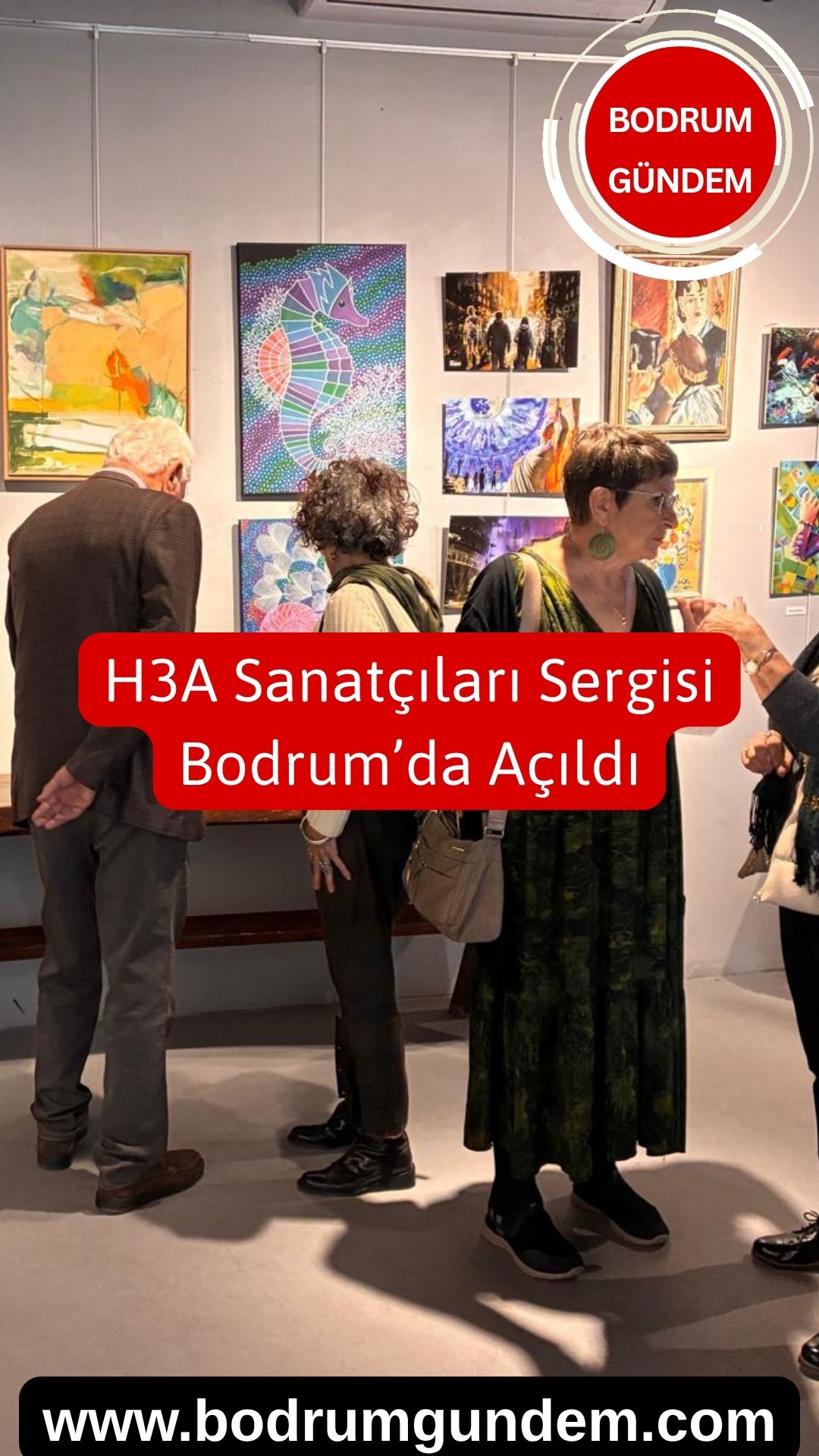 H3A Sanatçıları Sergisi Etkinlik afişi