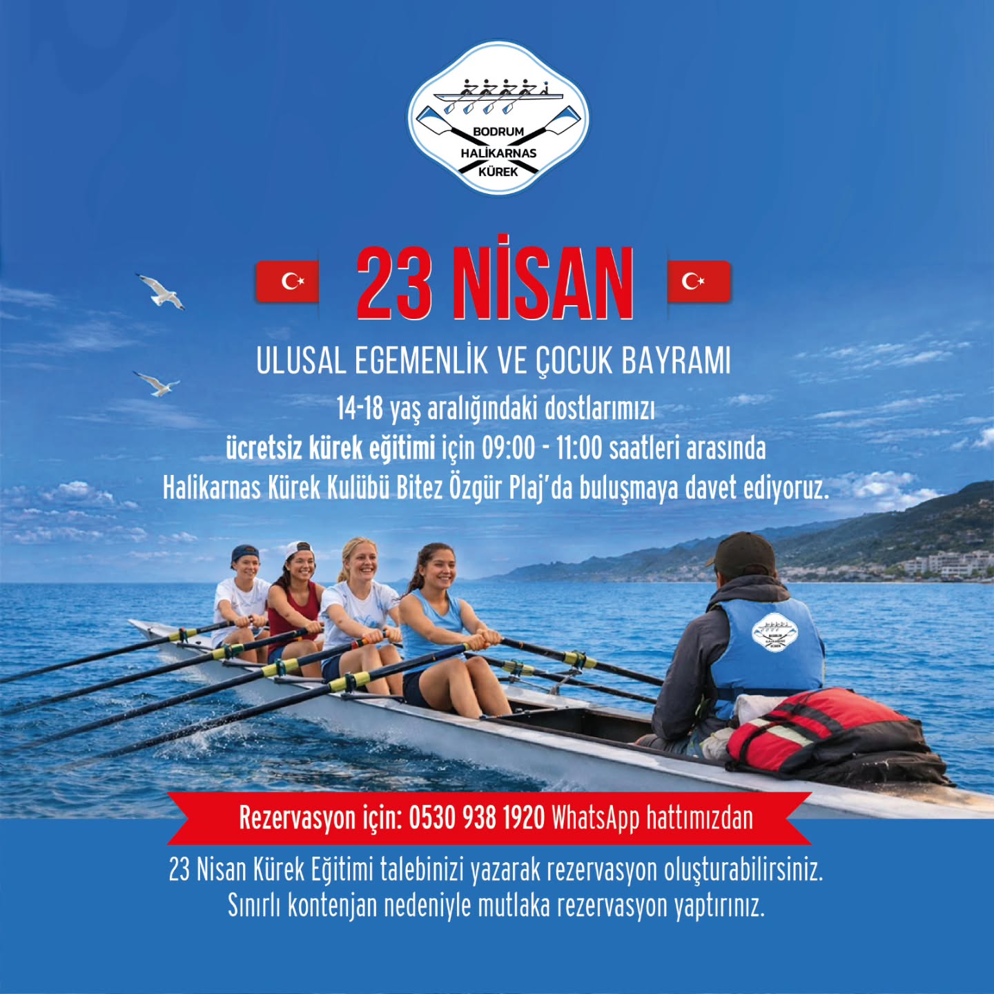 Kürek Eğitimi Etkinlik afişi