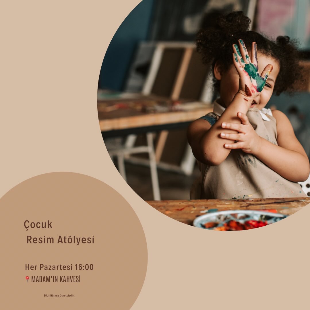 Çocuk Resim Atölyesi Etkinlik afişi