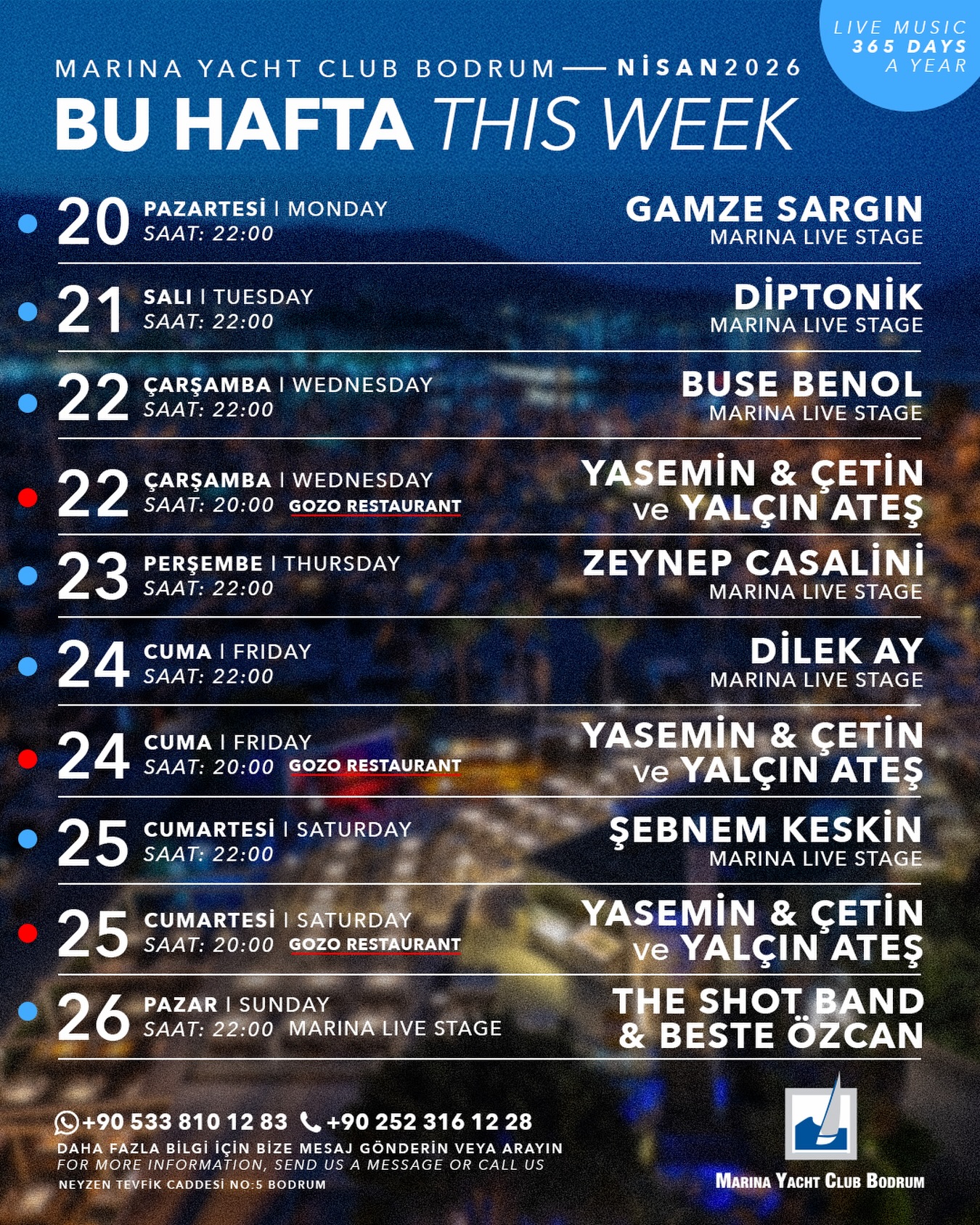 Zeynep Casalini Etkinlik afişi