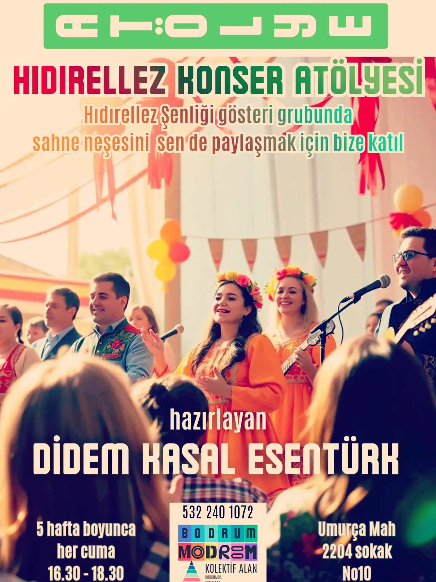 Didem Kasal Esentürk — Hıdırellez Konser Atölyesi Etkinlik afişi