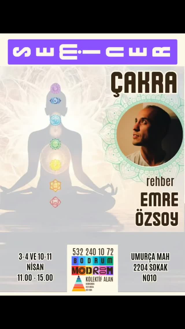 Emre Özsoy - Çakra Atölyesi Etkinlik afişi