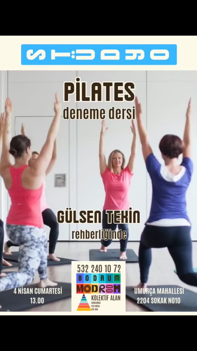 Gülşen Tekin - Pilates Deneme Dersi Etkinlik afişi