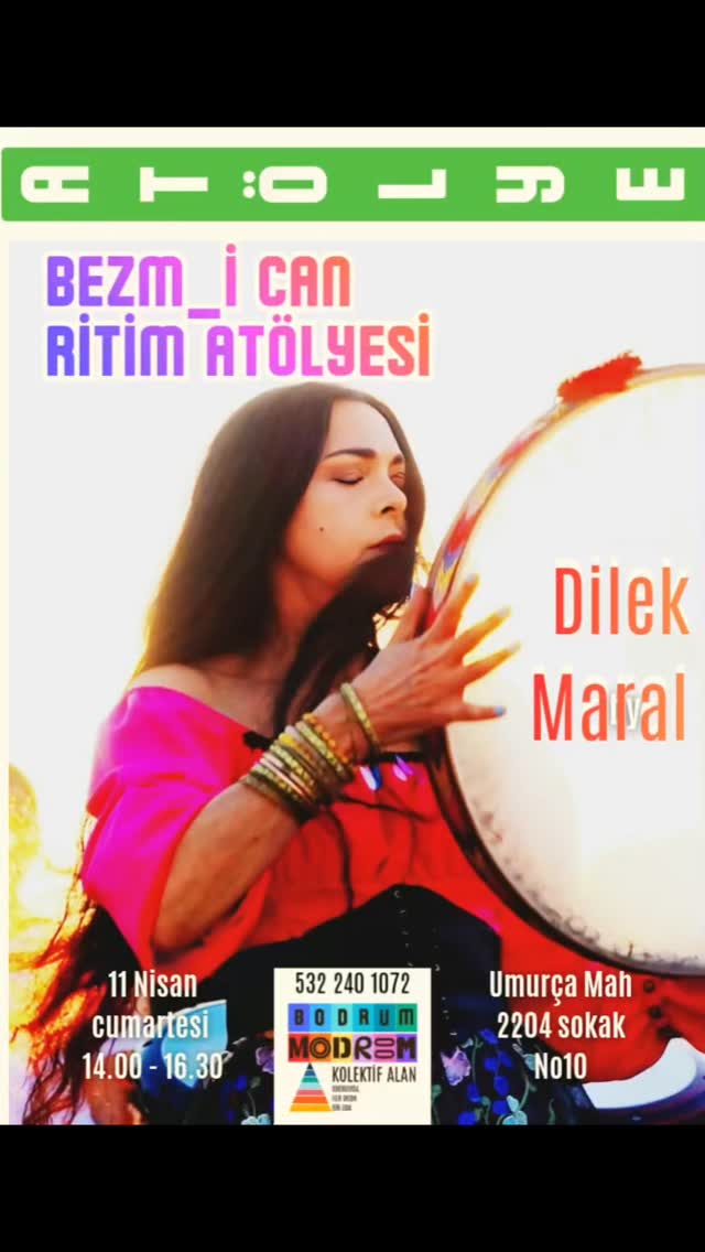 Dilek Maral - Bezm-i Can Ritim Atölyesi Etkinlik afişi