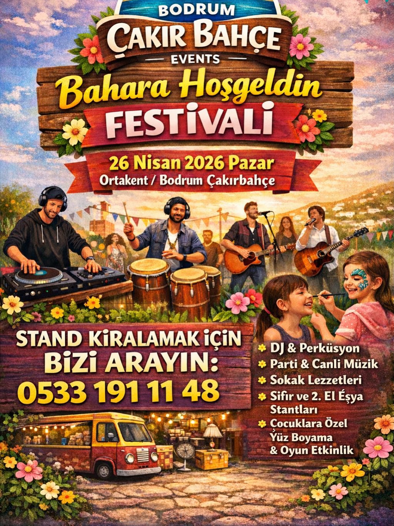 Bahara Hoşgeldin Festivali Etkinlik afişi