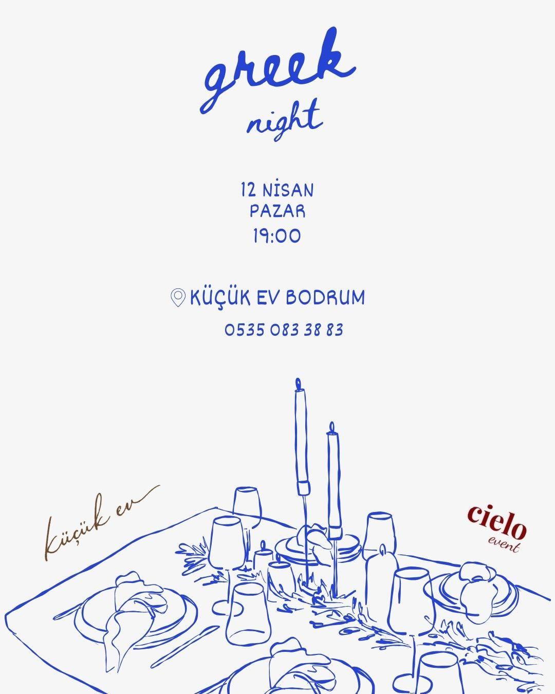 Greek Night Etkinlik afişi