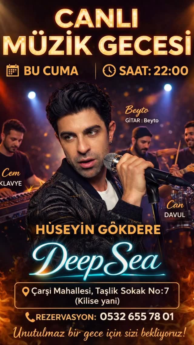 Hüseyin Gökdere Etkinlik afişi