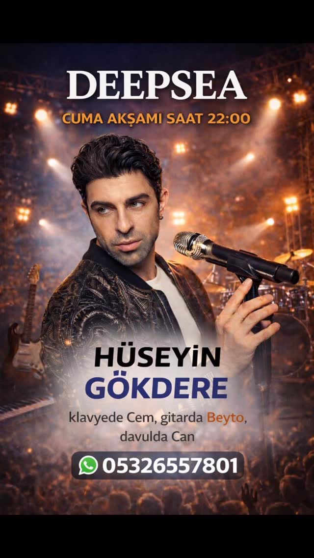 Hüseyin Gökdere Etkinlik afişi