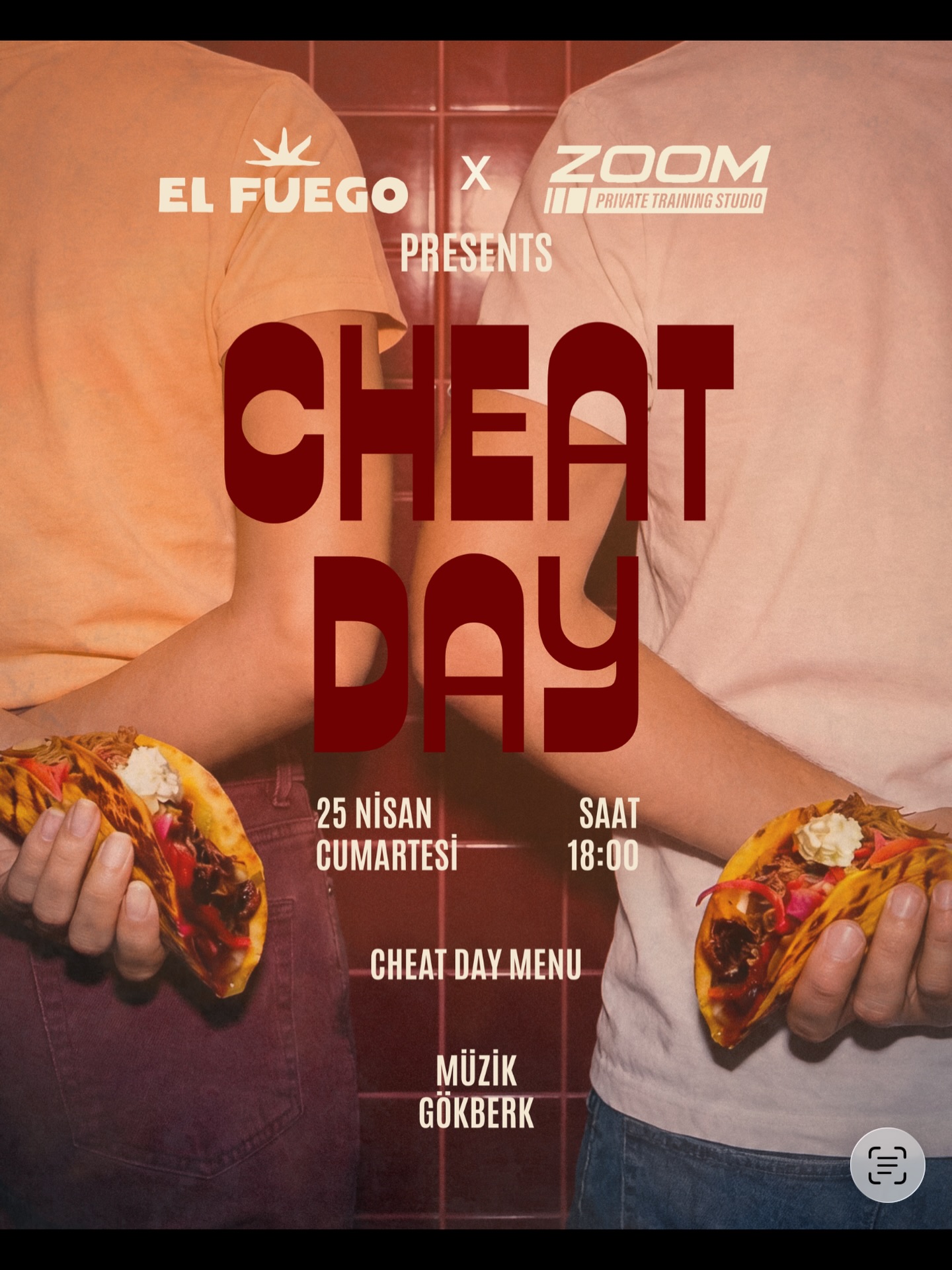 Gökberk — Cheat Day Etkinlik afişi