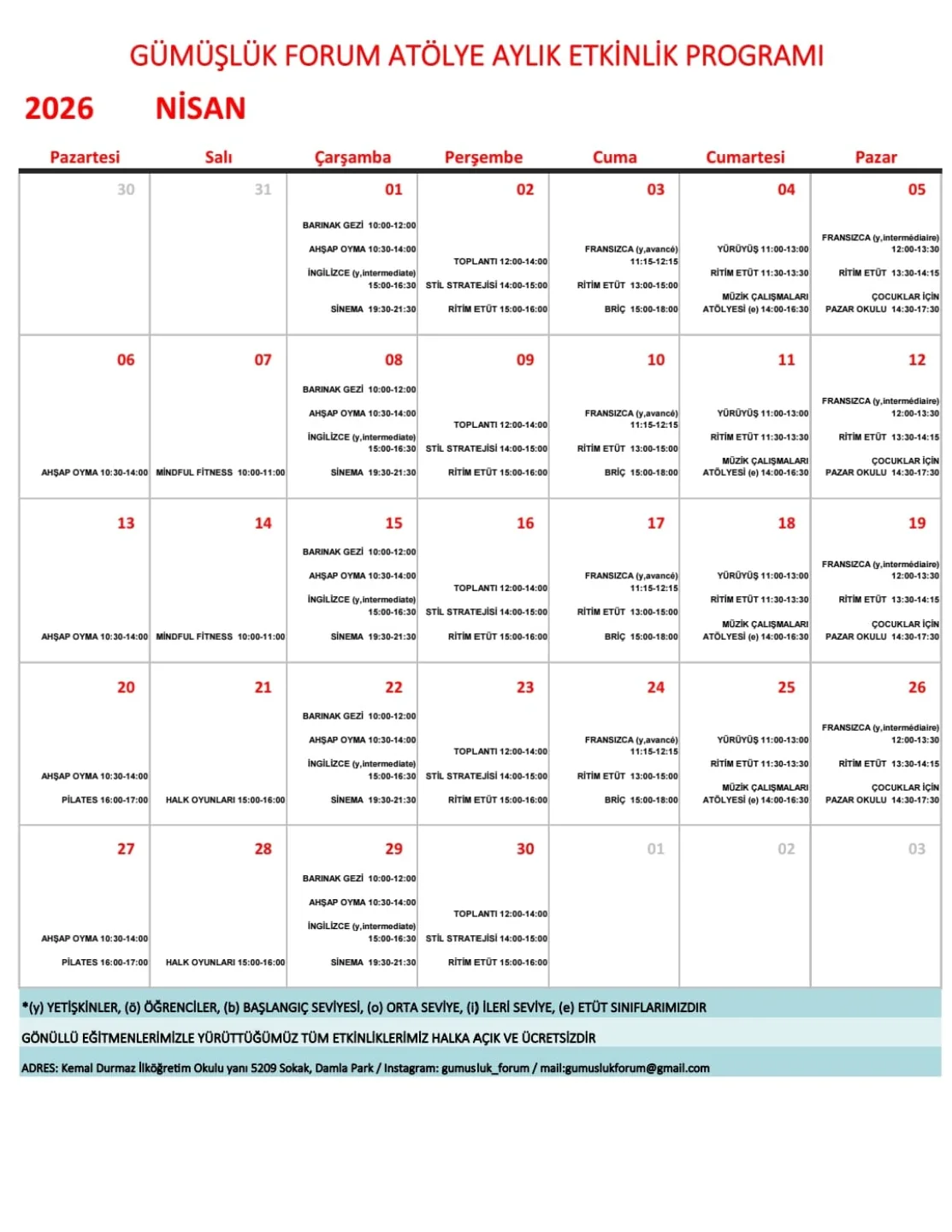 Stil Stratejisi Atölyesi Etkinlik afişi