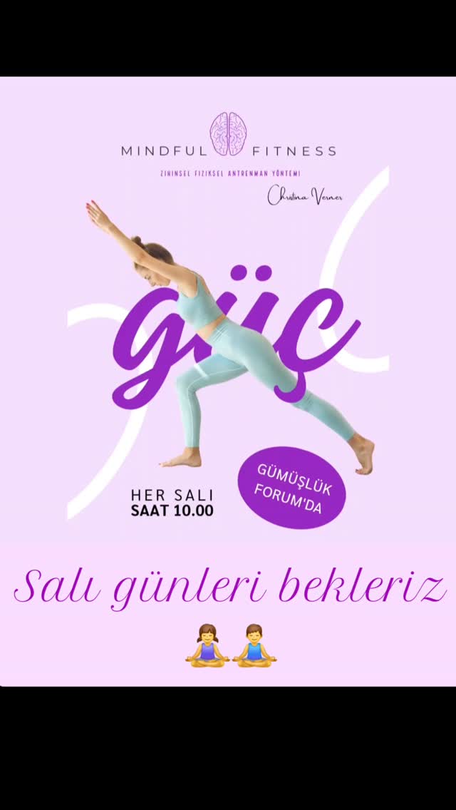 Mindful Fitness — Christina Verner Event-Poster