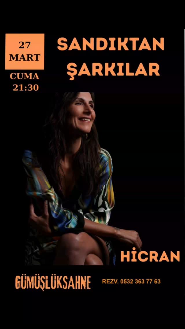 Hicran — Sandıktan Şarkılar Etkinlik afişi