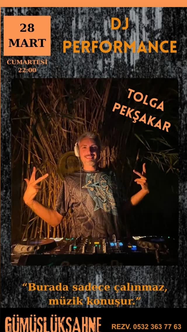 Tolga Pekşakar - DJ Set Постер события