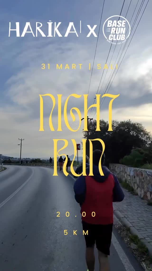 Night Run ve Maç Gecesi Etkinlik afişi