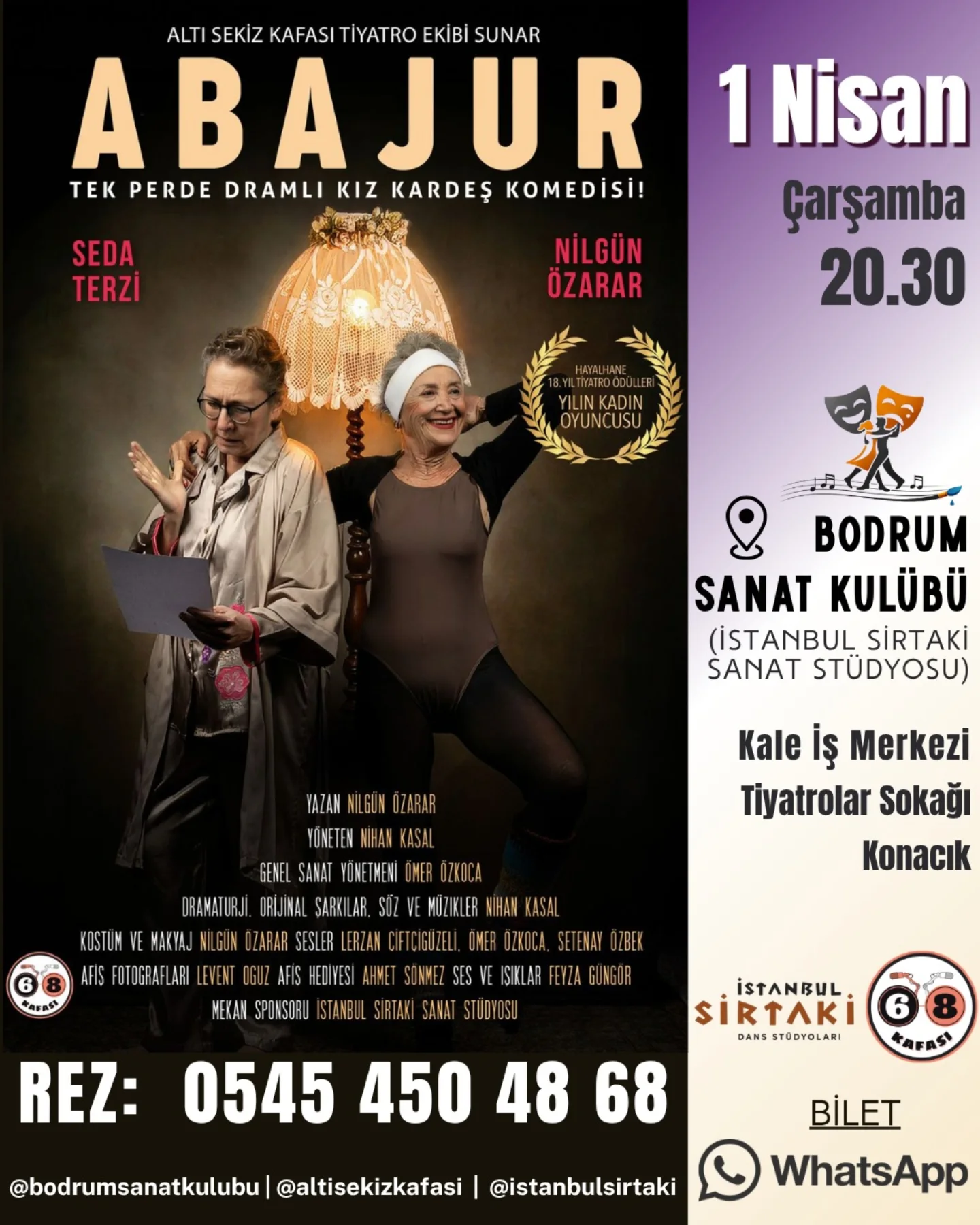 Abajur — Nilgün Özarar Event-Poster