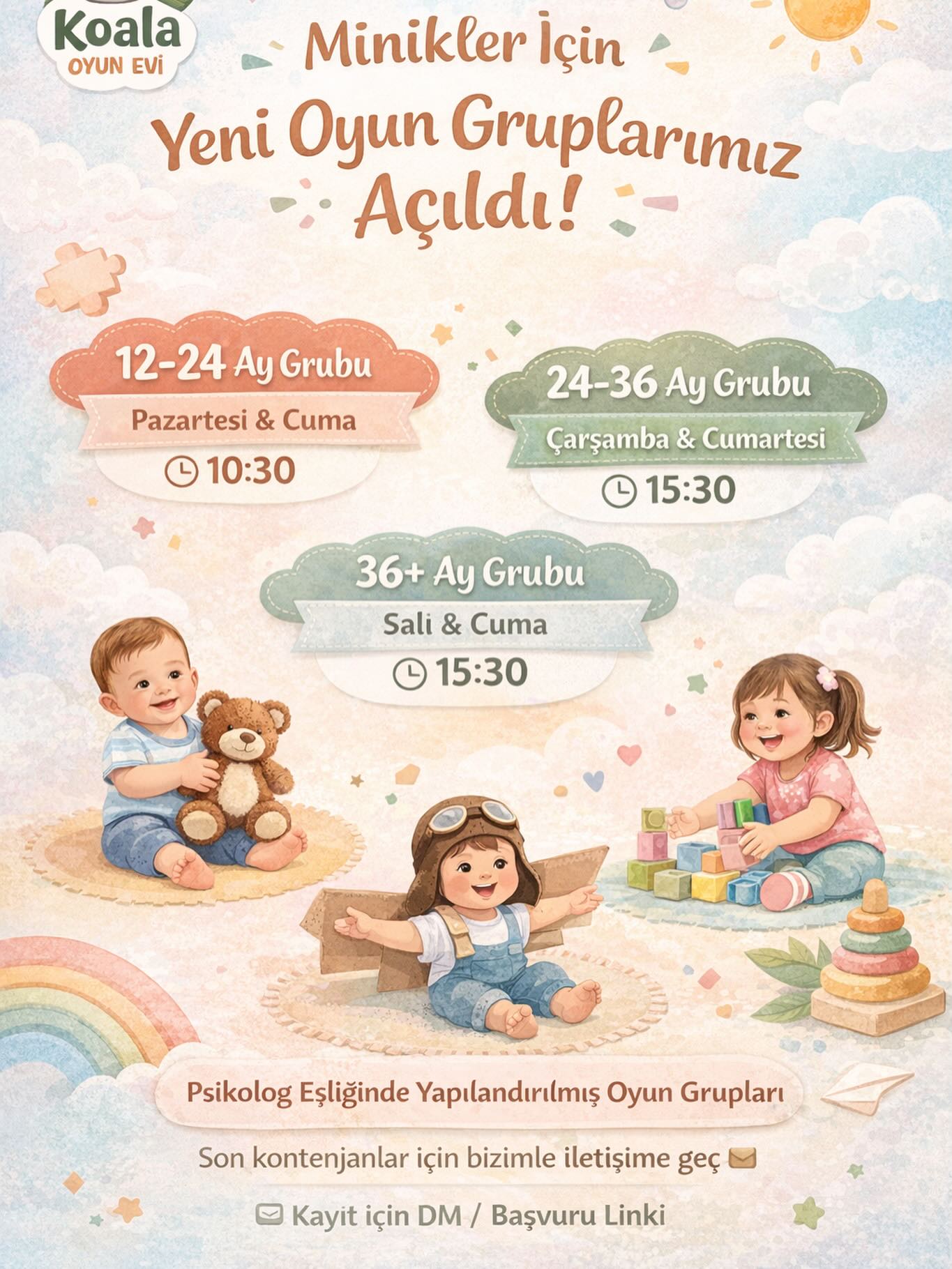 36+ Ay Grubu Oyun Grubu Etkinlik afişi