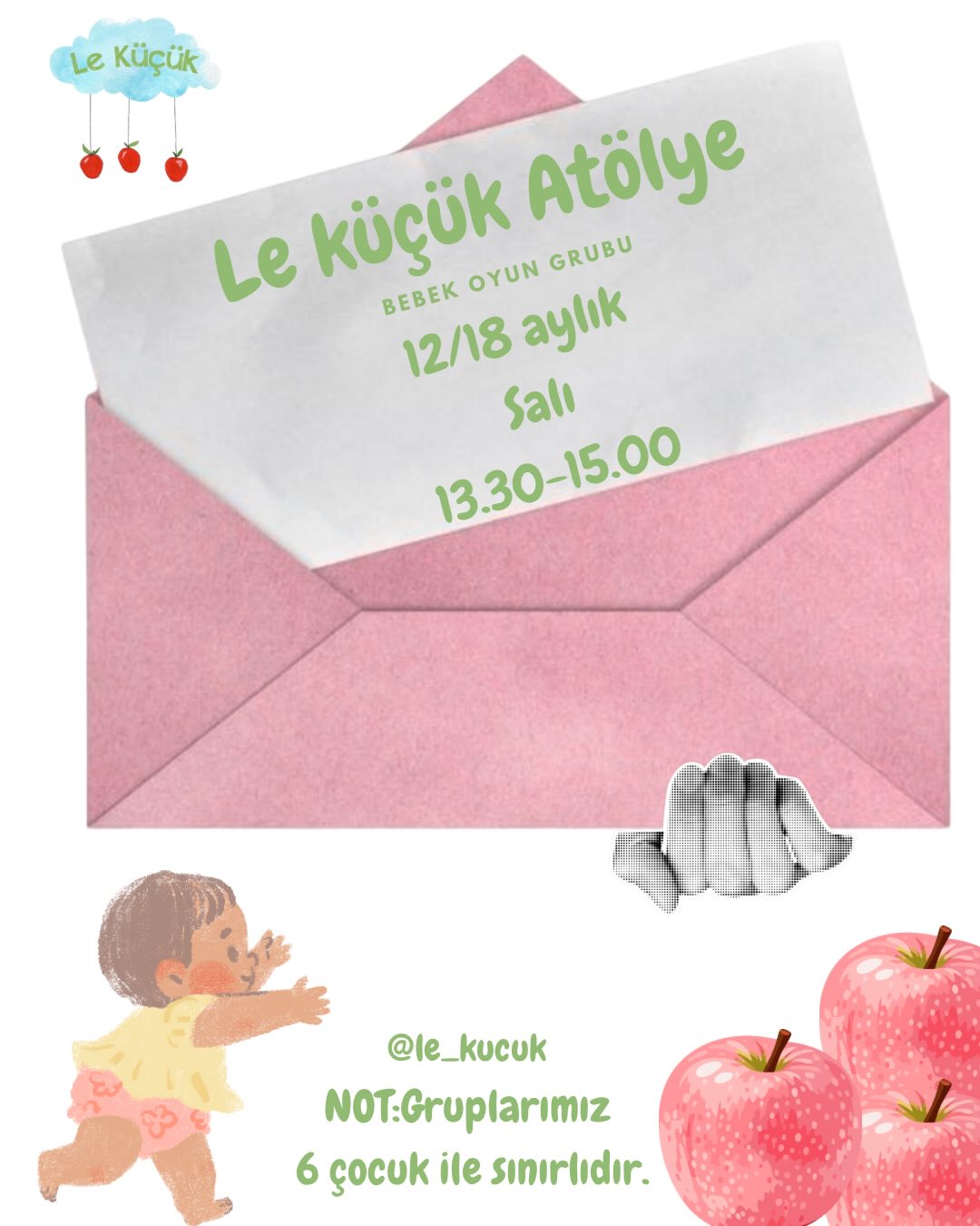 Bebek Oyun Grubu (12-18 aylık) Etkinlik afişi