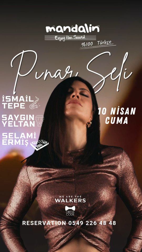 Pınar Seli – Açılış Gecesi Etkinlik afişi