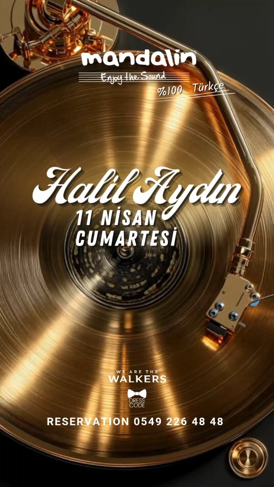 Halil Aydın - 100% турецкие развлечения Постер события