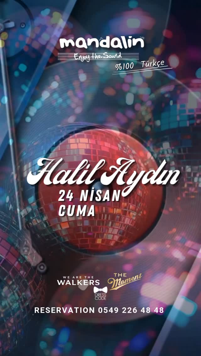 Halil Aydın Etkinlik afişi