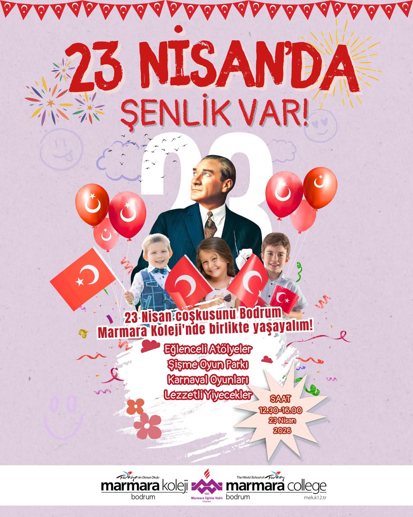 Ulusal Egemenlik ve Çocuk Bayramı Şenliği Etkinlik afişi