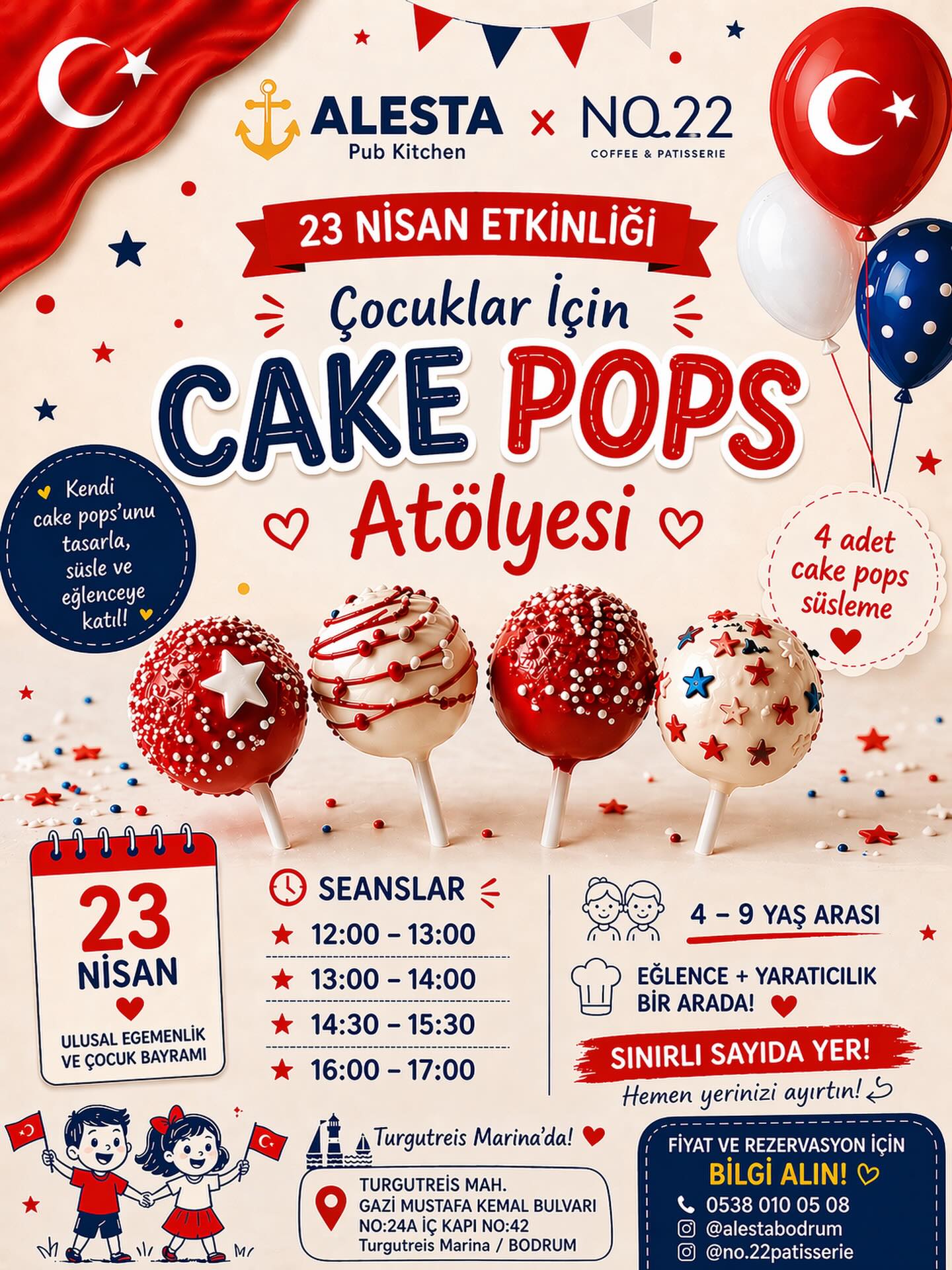 Cake Pops Atölyesi — Seans 4 Etkinlik afişi