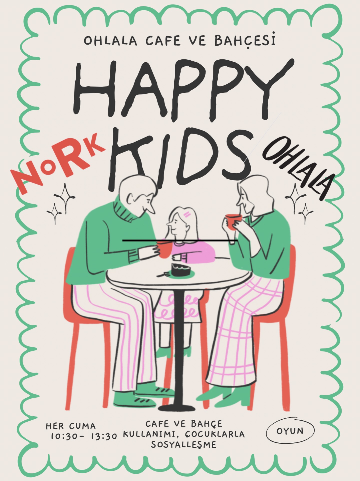 Happy Kids Spielstunde Event-Poster