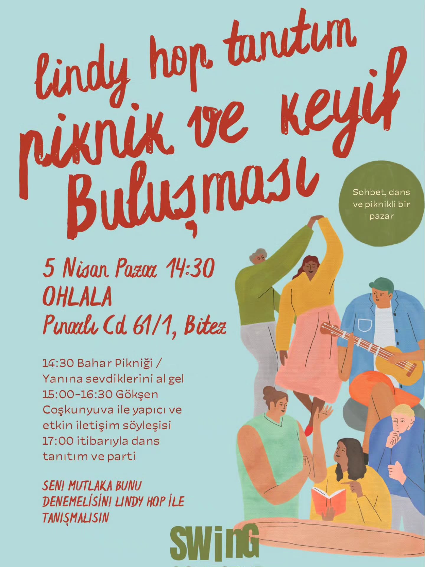 Dans Tanıtımı & Parti Etkinlik afişi