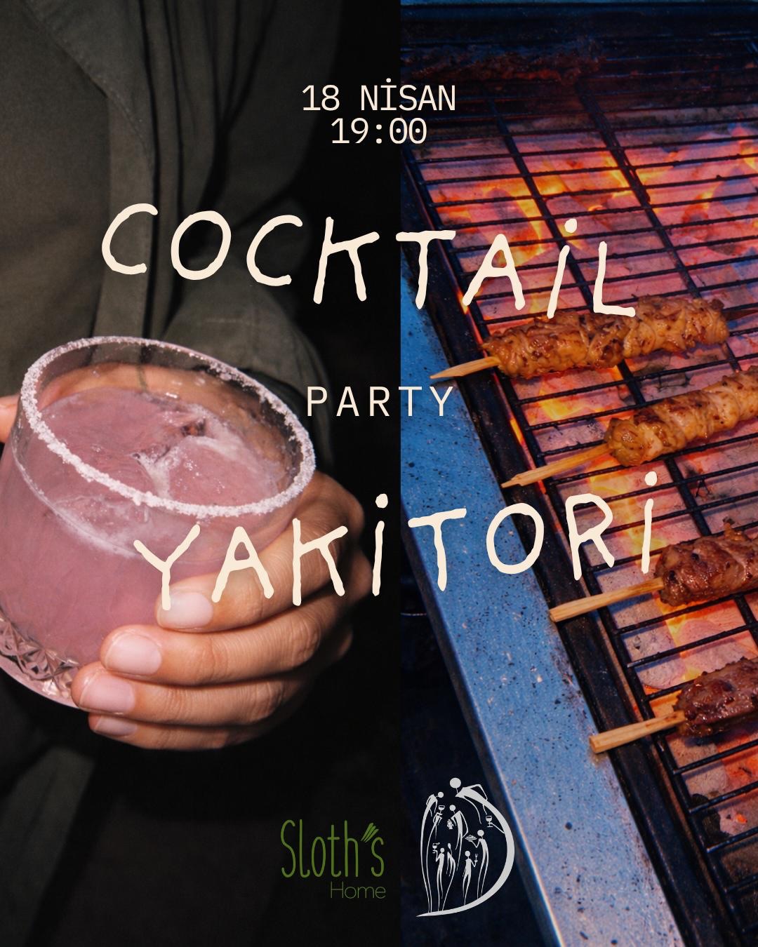 Yakitori ve Kokteyl Gecesi Etkinlik afişi