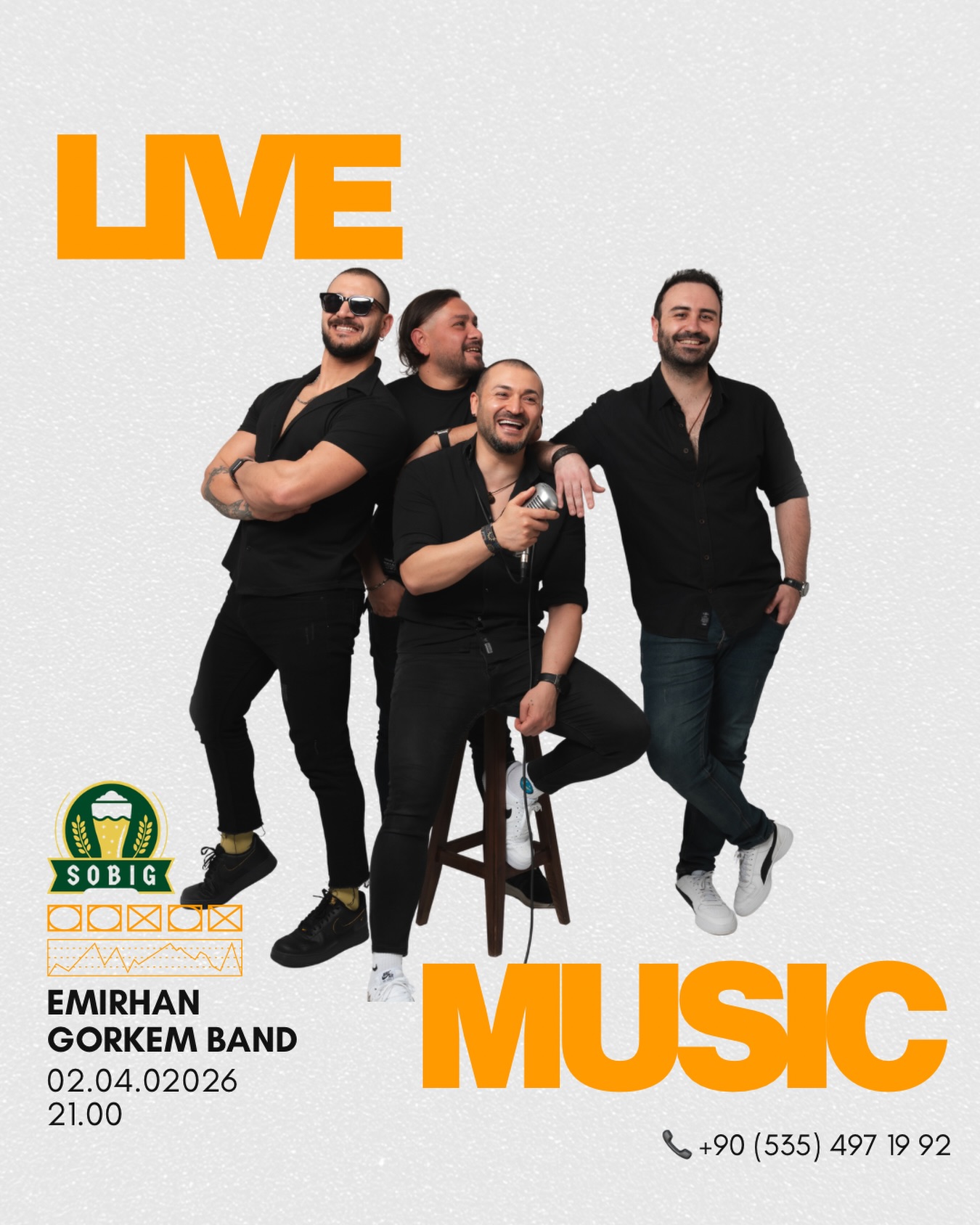 Emirhan Görkem Band Event-Poster