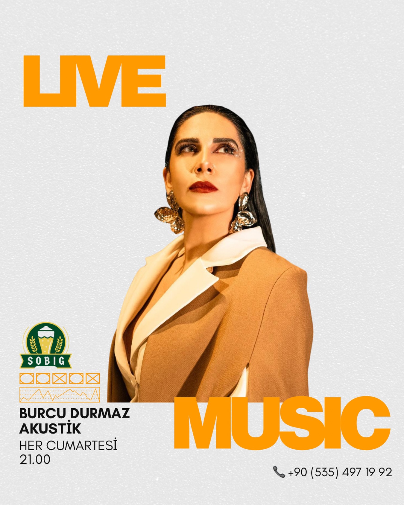 Burcu Durmaz Akustik Etkinlik afişi