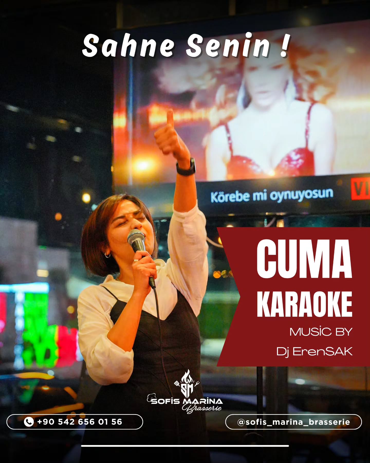Karaoke Gecesi — DJ ErenSAK Etkinlik afişi