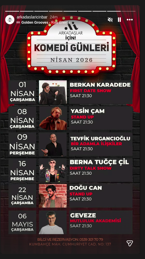 Yasin Çam — Stand Up Etkinlik afişi