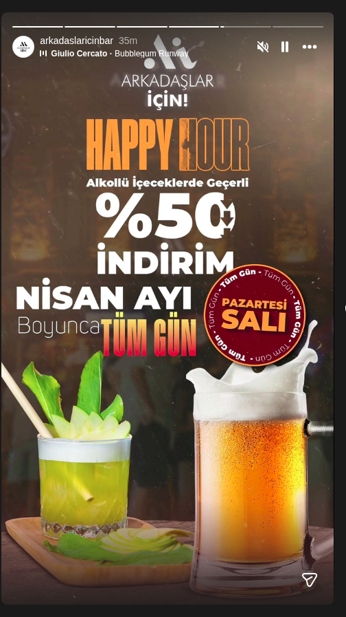 Happy Hour Etkinlik afişi